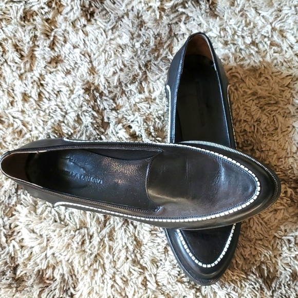 Daniella Lehavi Shoes - Daniella Lehavi Black and White Austin Loafers Leather Size 37 1/2 US Size 7